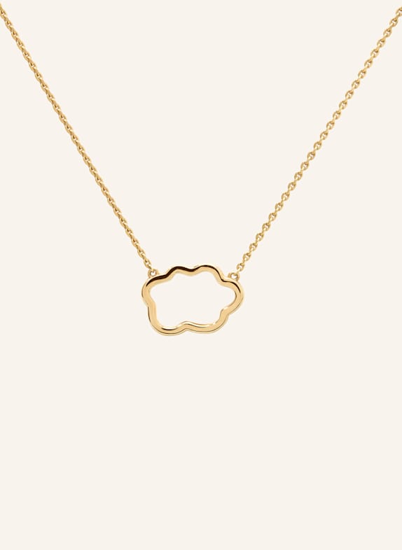 VIERI Kette WOLKE SILHOUETTE GOLD GOLD