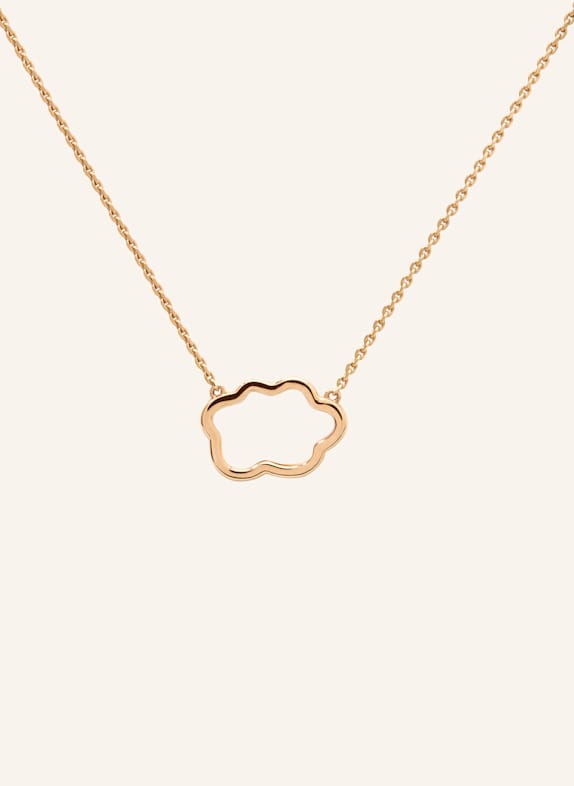 VIERI Kette WOLKE SILHOUETTE GOLD ROSÉGOLD