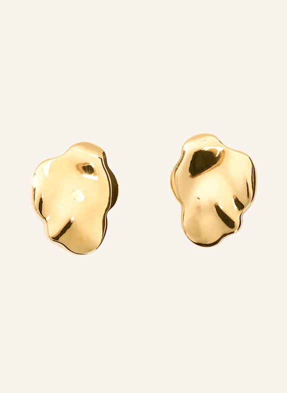 VIERI Ohrstecker WOLKE GOLD GOLD
