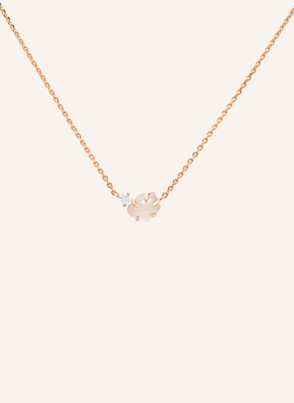 VIERI Kette WOLKE MILCHQUARZ BRILLANT ROSÉGOLD