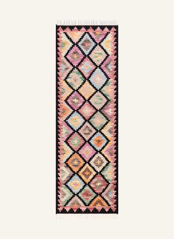 vikosa Teppich MOON BLAU/ GELB/ GRÜN/ ROSA/ ROT/ SCHWARZ