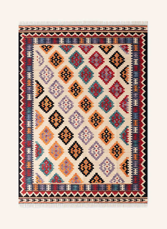 vikosa Teppich KIAN ROT/ SCHWARZ/ ORANGE