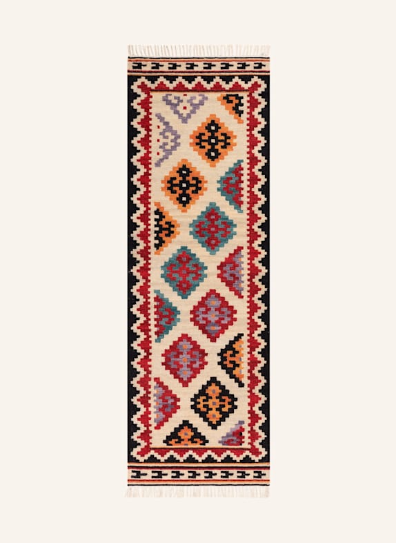 vikosa Teppich KIAN ROT/ SCHWARZ/ ORANGE