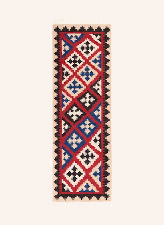 vikosa Teppich RAMI ROT/ SCHWARZ/ ORANGE