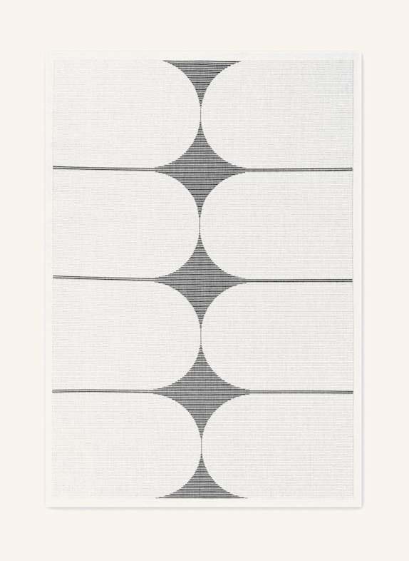 vikosa Teppich BOWEN SCHWARZ/ WEISS