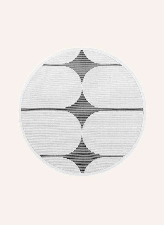vikosa Teppich BOWEN SCHWARZ/ WEISS