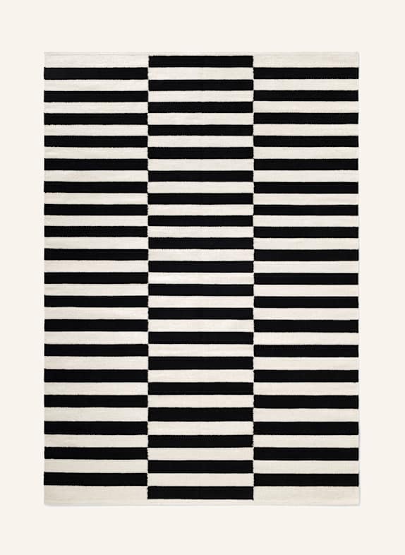 vikosa Teppich DONNA SCHWARZ/ WEISS