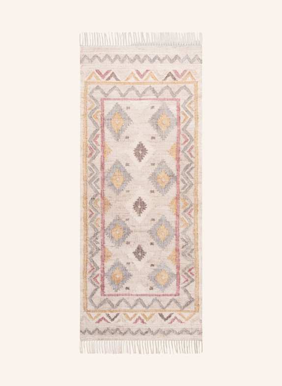 ELLE Decoration Teppich IMANI GELB/ GRAU/ BEIGE