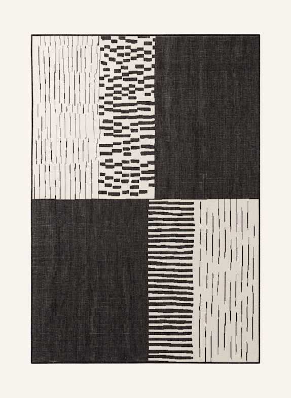 TED BAKER Teppich HARINGEY SCHWARZ/ WEISS