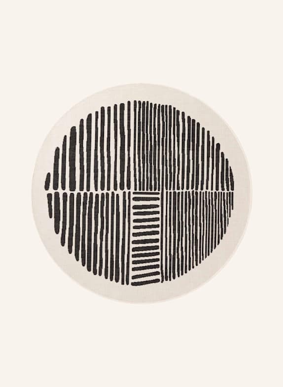 TED BAKER Teppich HARINGEY SCHWARZ/ WEISS