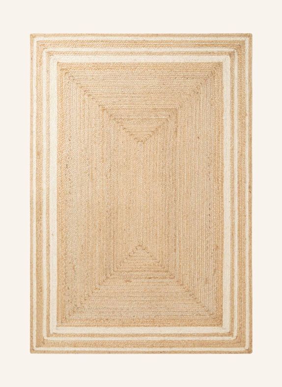 vikosa Teppich JUTTA BEIGE / WEISS