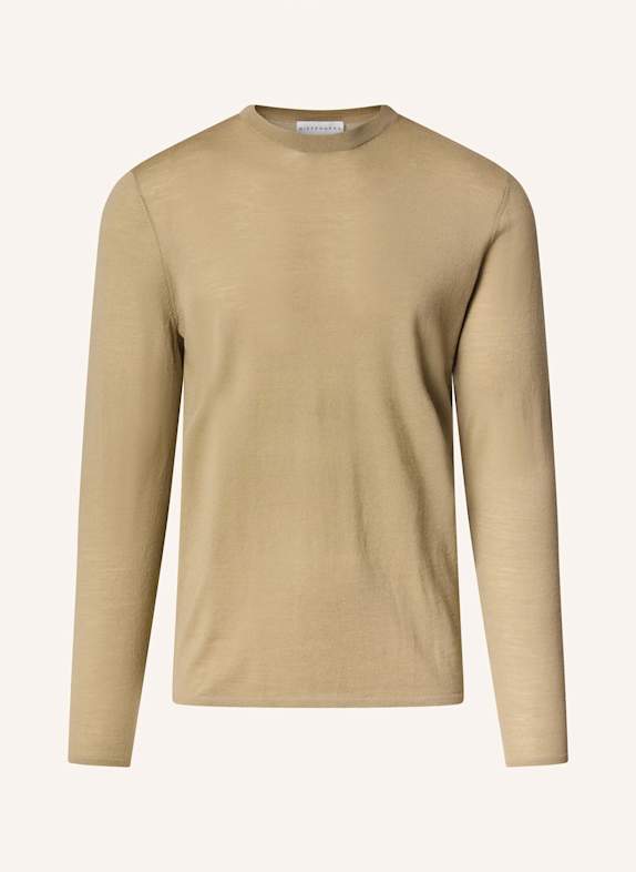 KIEFERMANN Pullover MARLEYS aus Merino KHAKI