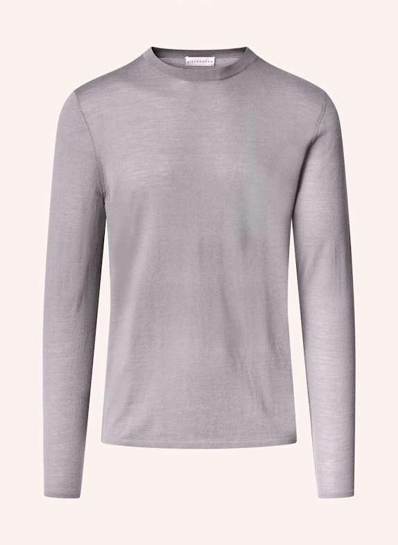 KIEFERMANN Pullover MARLEYS aus Merino GRAU