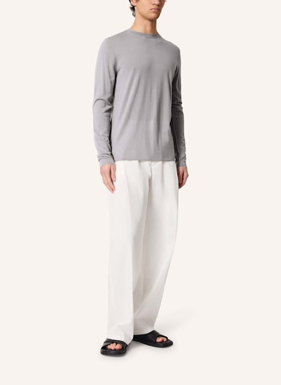 KIEFERMANN Pullover MARLEYS aus Merino GRAU