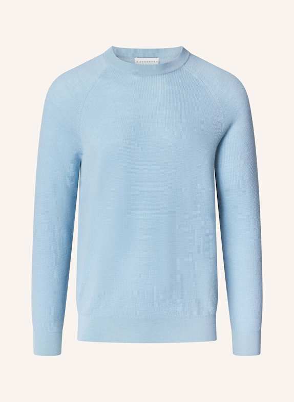 KIEFERMANN Pullover HOROLD aus Merino HELLBLAU