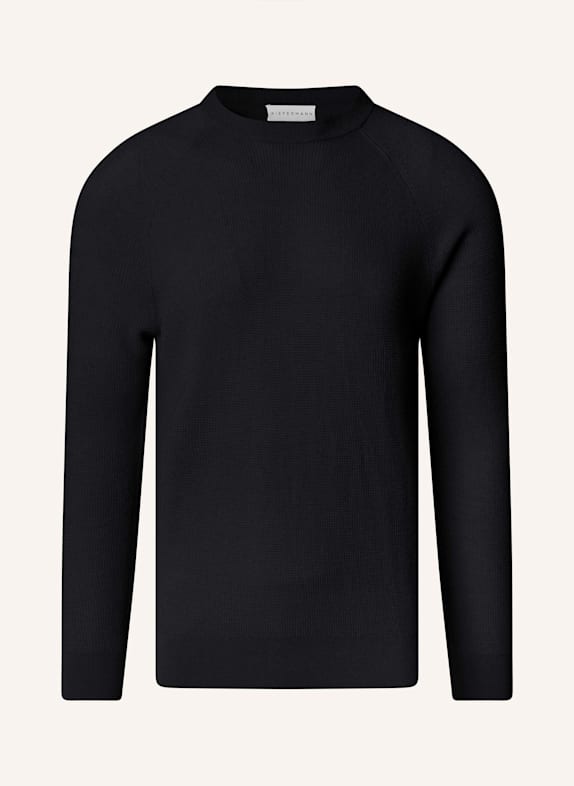 KIEFERMANN Pullover HOROLD aus Merino SCHWARZ