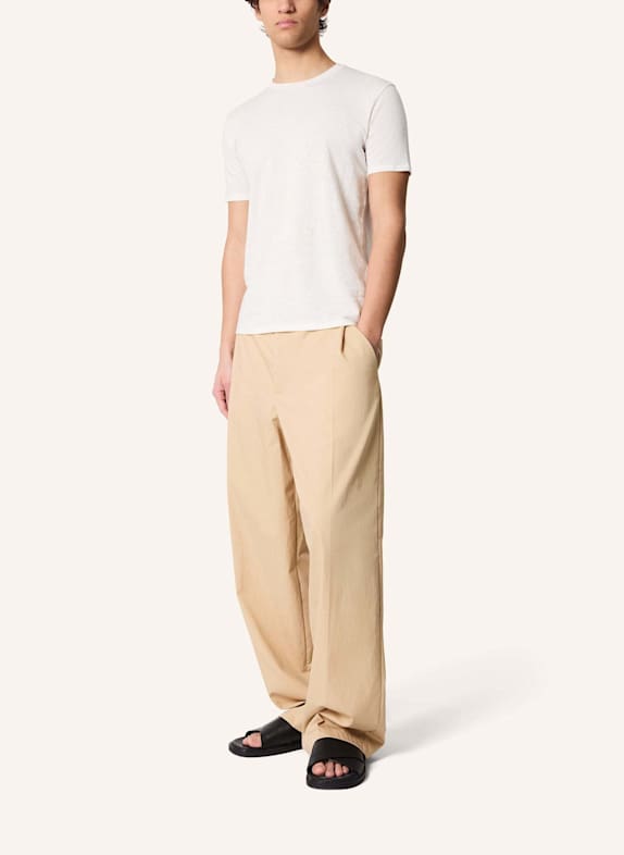KIEFERMANN T-Shirt MIKELONO aus Leinen WEISS/ BEIGE