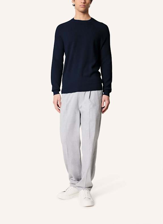 KIEFERMANN Pullover HOROLD aus Merino BLAU