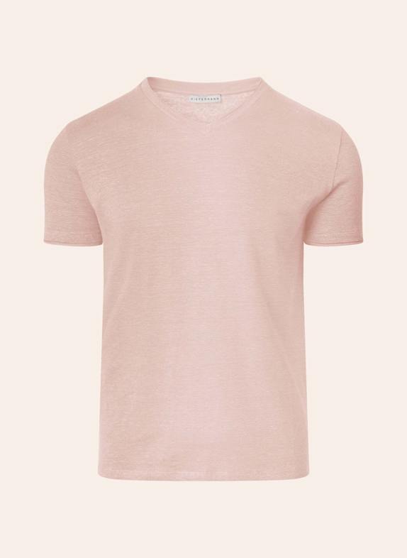 KIEFERMANN T-Shirt FILANTIO aus Leinen ROSA