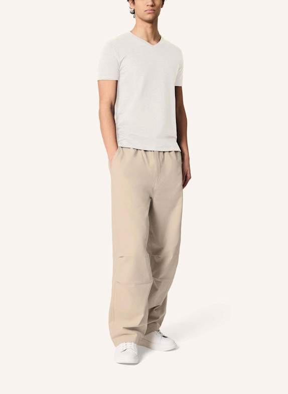 KIEFERMANN T-Shirt FILANTIO aus Leinen WEISS/ BEIGE