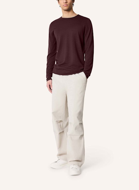 KIEFERMANN Pullover BENJAMINN aus Merino DUNKELBRAUN