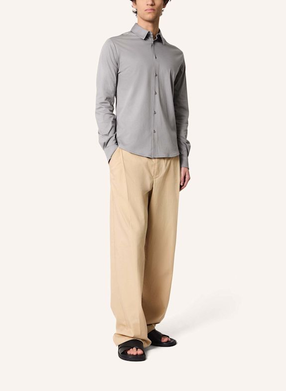KIEFERMANN Jerseyhemd PIUSS GRAU