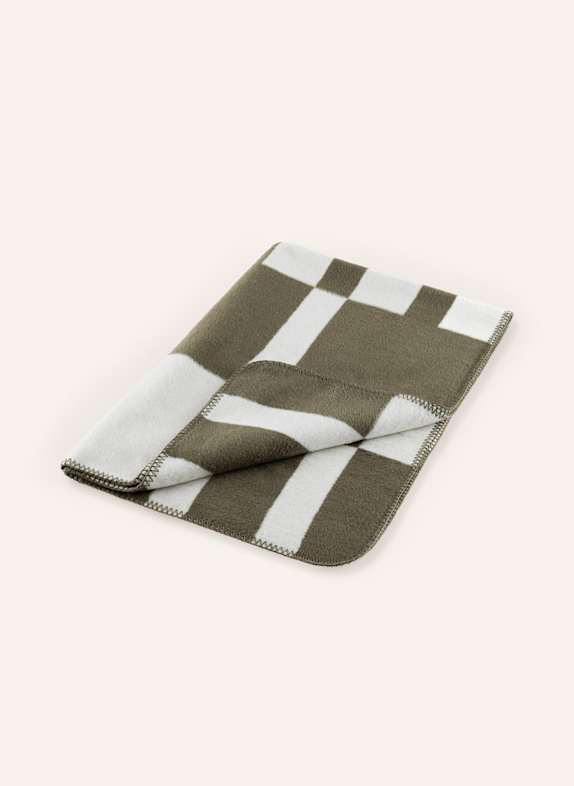 MiaCara Hundedecke BLOCCO OLIV/ CREME