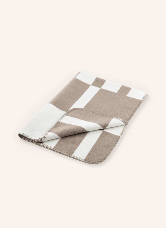 MiaCara Hundedecke BLOCCO TAUPE/ CREME
