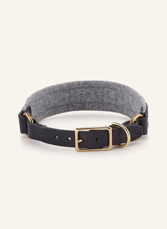 MiaCara Hundehalsband SIENA SCHWARZ/ GRAU