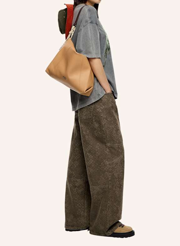 BIMBA Y LOLA Ledertasche KHAKI