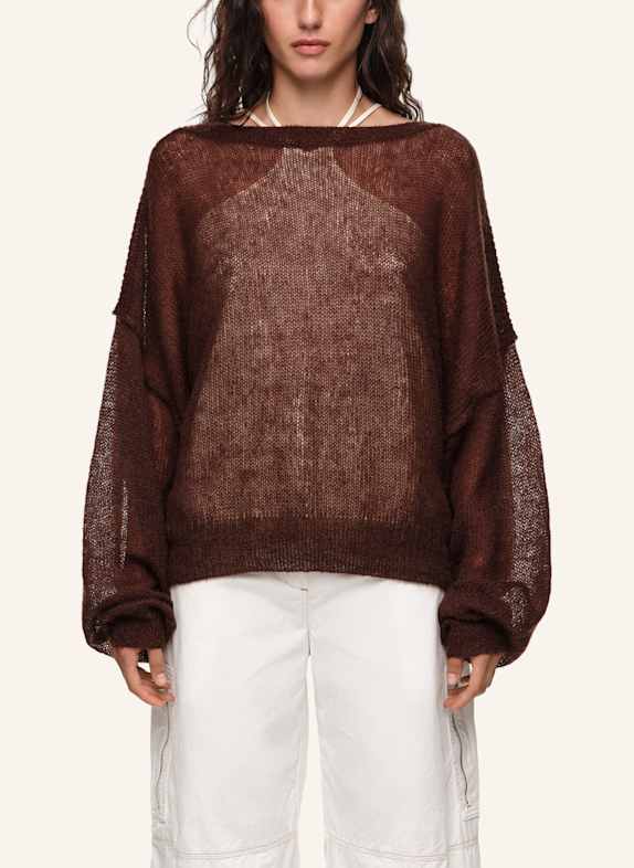 BIMBA Y LOLA Mohair-Pullover BRAUN