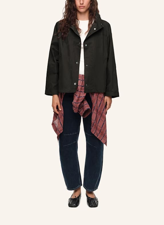 BIMBA Y LOLA Oversize-Trenchcoat SCHWARZ