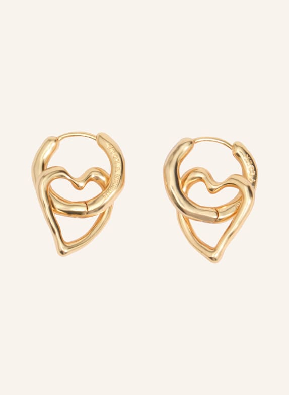 BIMBA Y LOLA Herz-Ohrringe GOLD