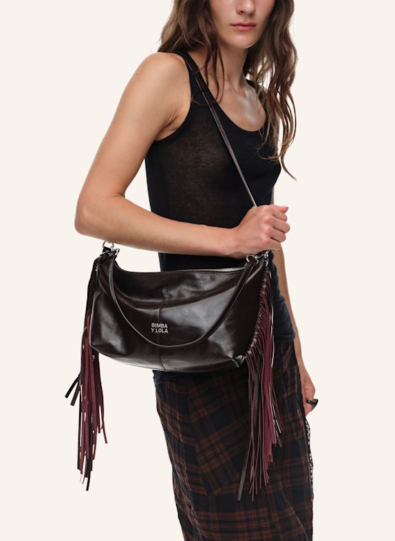 BIMBA Y LOLA Lederhandtasche ROT