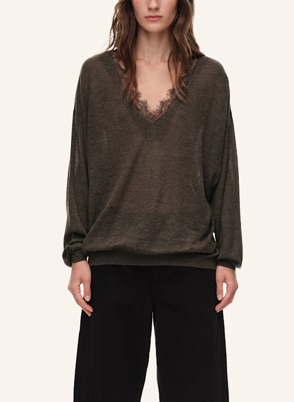 BIMBA Y LOLA Wollpullover BRAUN