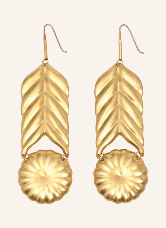 BIMBA Y LOLA Blumenohrringe GOLD