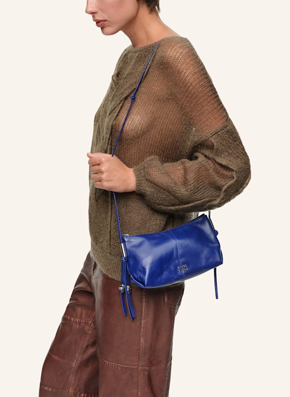 BIMBA Y LOLA Leder-Umhängetasche BLAU
