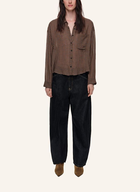 BIMBA Y LOLA Karohemd BRAUN