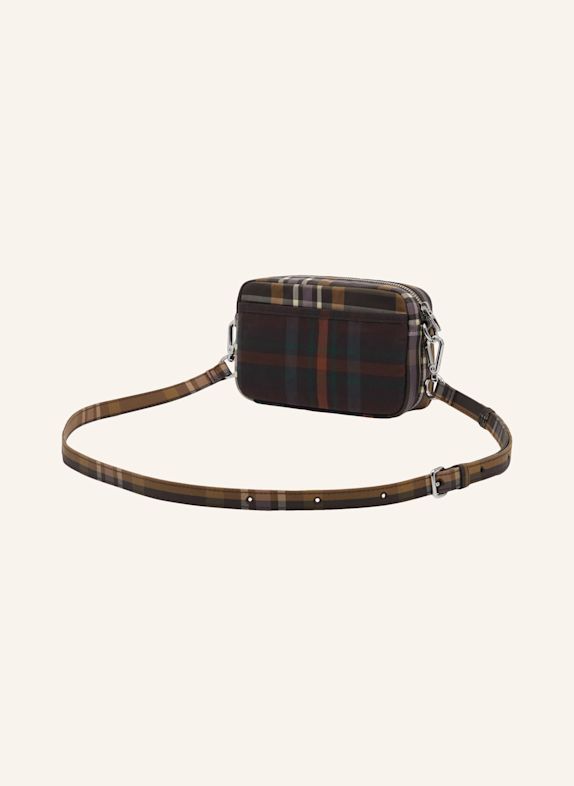 BIMBA Y LOLA Superwax-Tartan-Umhängetasche GRÜN