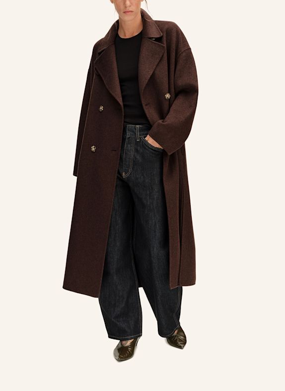 BIMBA Y LOLA Wollmantel SCHWARZ