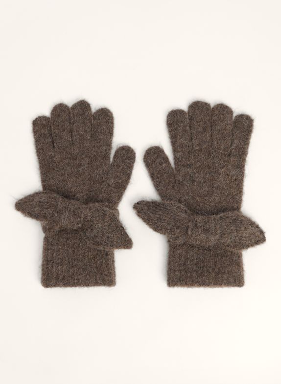 BIMBA Y LOLA Strickhandschuh BRAUN
