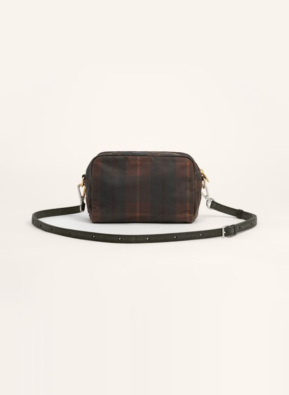 BIMBA Y LOLA Tartan-Umhängetasche BRAUN