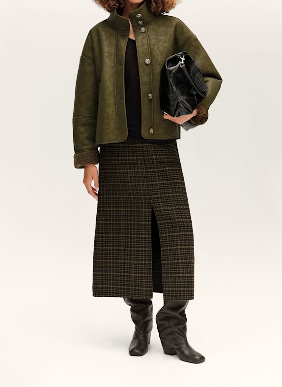 BIMBA Y LOLA Kurzjacke KHAKI