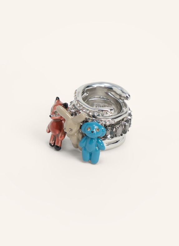 BIMBA Y LOLA Dreifachring SILBER