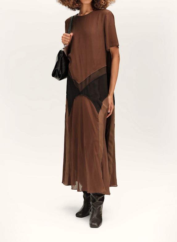 BIMBA Y LOLA A-Linienkleid BRAUN