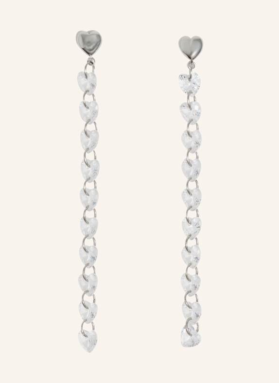 BIMBA Y LOLA Herz-Ohrring SILBER