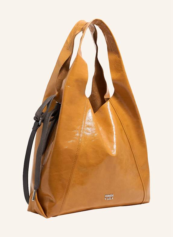 BIMBA Y LOLA Leder-Papiertasche BRAUN