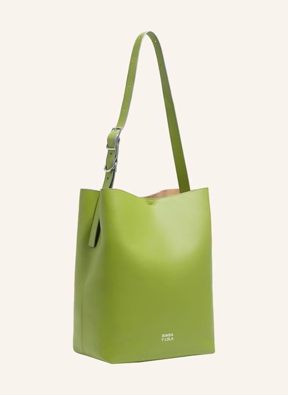 BIMBA Y LOLA Leder-Carlino-Tasche GRÜN