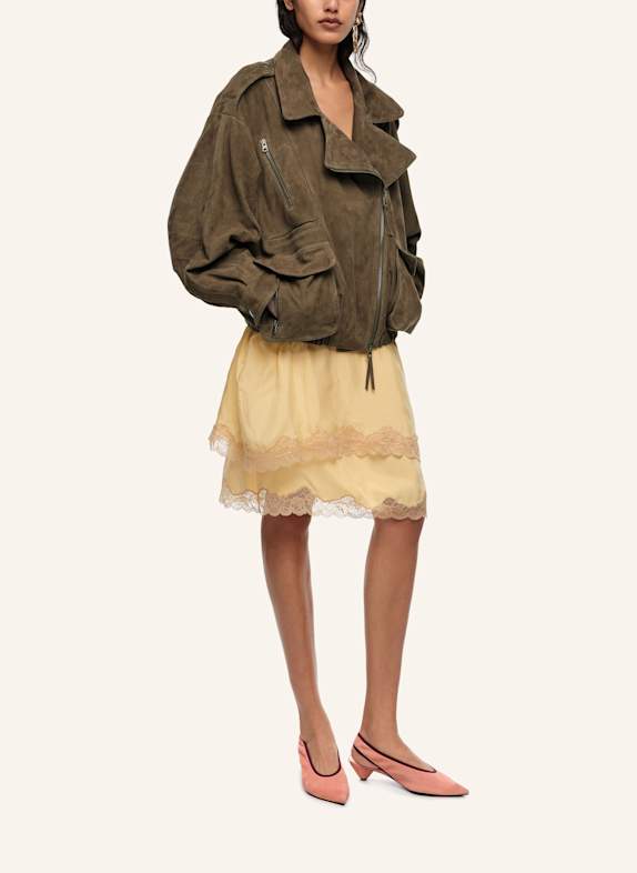 BIMBA Y LOLA Wildlederjacke GRÜN