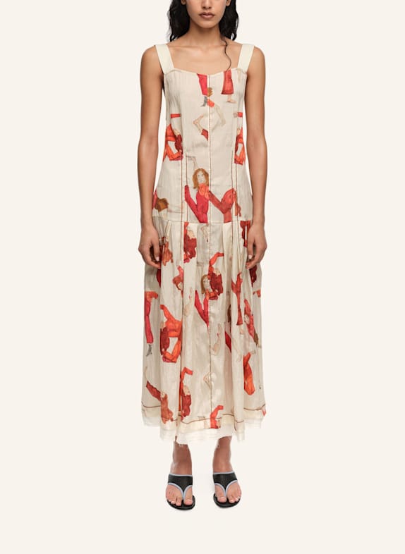 BIMBA Y LOLA Trägerkleid KHAKI